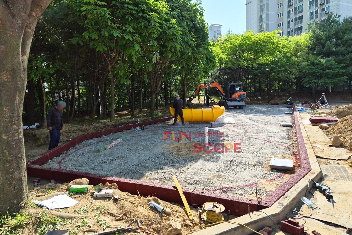 경기 파주 운광초등학교 상상형 놀이터 전경